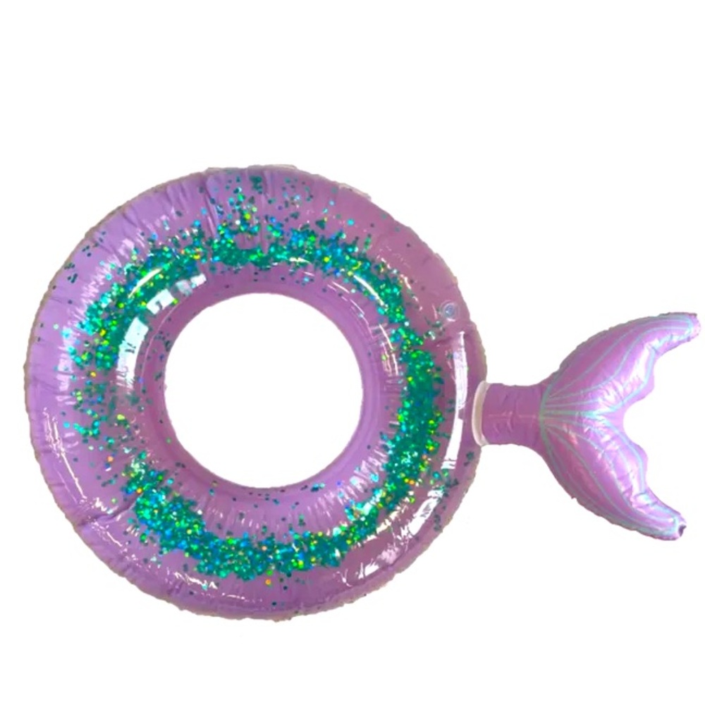 Mermaid Tail Pool Float - Purple and Green